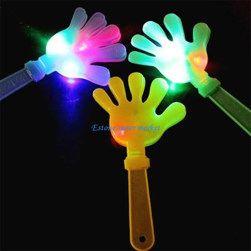 090B Light up Hands Clap Toy Luminous Clapping Kids Toy for Concert Props Christmas Kid Birthday New Year Party Supplies