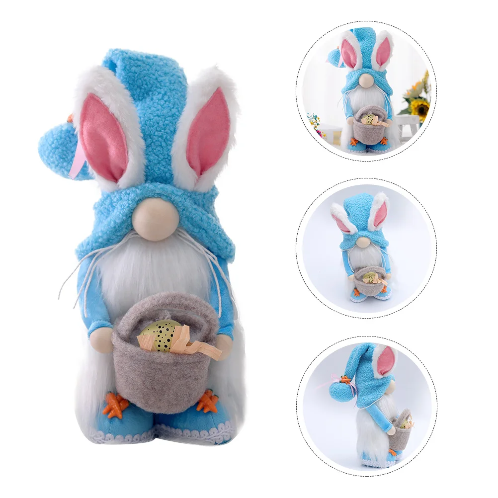 

Decorative Easter Gnome Rabbit Gnome Gnome Ornament Festive Gnome Tabletop