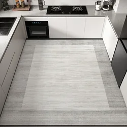 Minimalism Kitchen Floor Mat Scrubable Pvc Waterproof Carpet Easy Clean Dirty Resistant Balcony Home Leather Rug Ковер Tapis 러그