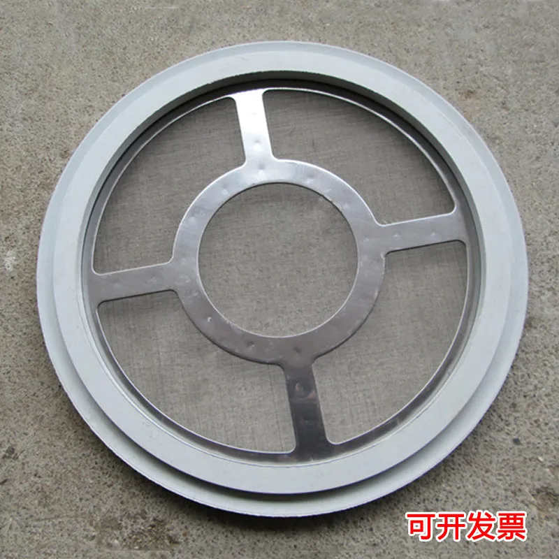 Vacuum Suction Feeder Replacement Filter Screen Stainless Steel Mesh and Sealing Rubber Ring for Plastic Processing Equipment