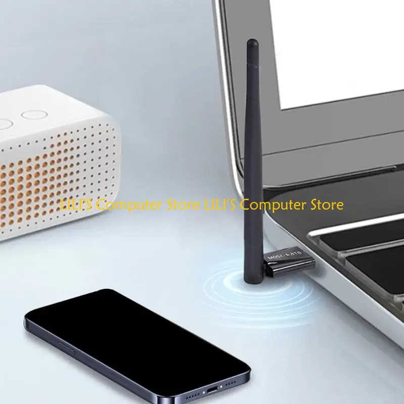 A52B USB Bluetoothcompatible 5.4 Adapter 120M Dongle for PC Wireless Mouse Keyboard Music Receiver Transmitter