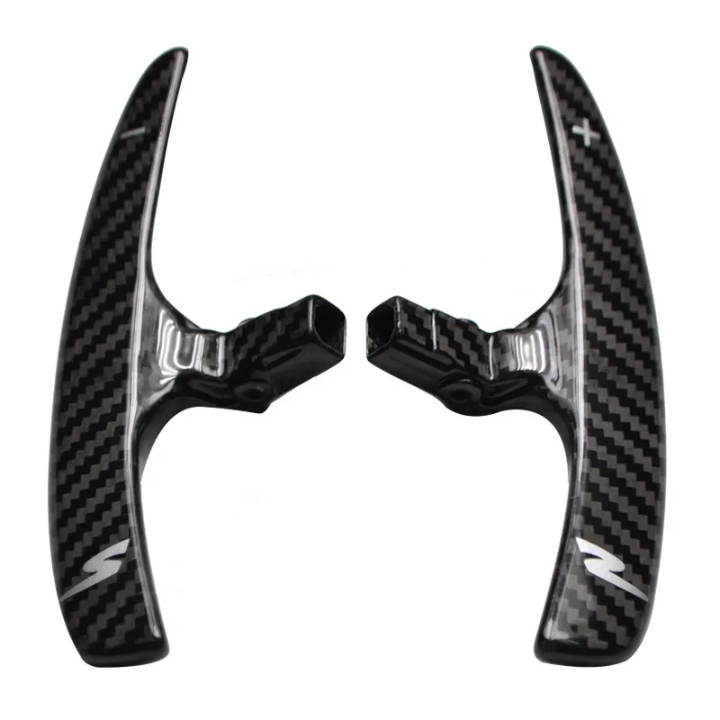 For Mazda 3 6 CX-4 MX-5 2014-2020 Atenza Axela Dry Carbon Fiber Car Steering Wheel Paddle Shifters Accesorios Para Auto Tools