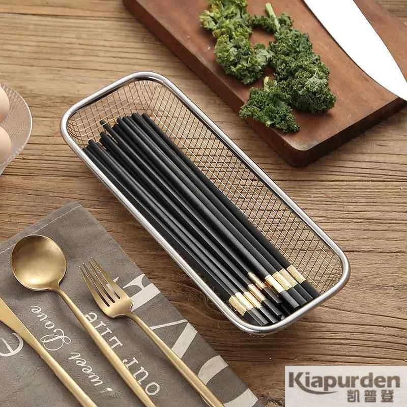 Integrated 304 Stainless Steel Disinfection Cabinet Rack Chopsticks Basket Knife Fork Storage Box Drain Net Basket Utensils H...