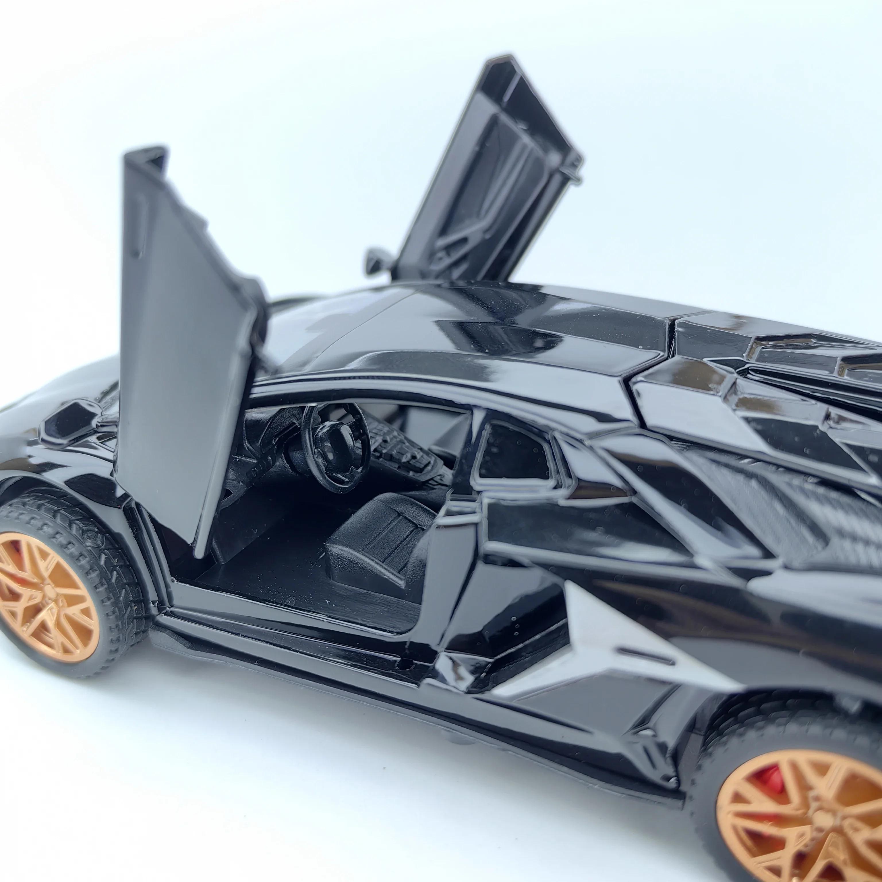 Modello di auto giocattolo in lega Auto sportiva Regalo per bambini Ragazzi Pullback Decorazione Auto da collezione Veicolo in miniatura Modello da collezione