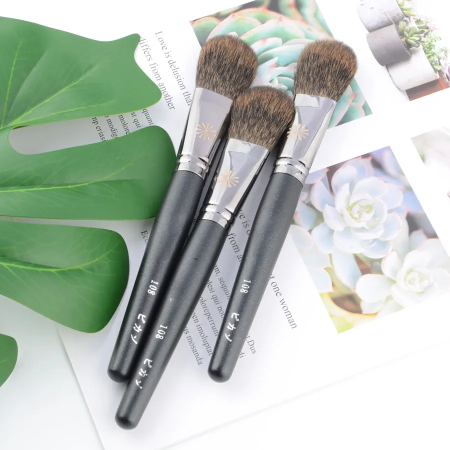 1pc Blush Makeup brushes P108 Blush shadow Powder contour Bronzer Make up brush Professional cosmetic tool Squirrel hair