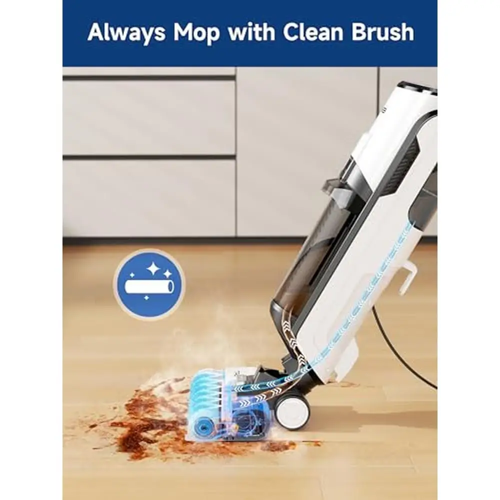 مجموعة ممسحة كهربائية iVapor S5 3 في 1، أرضيات صلبة، تنظيف عميق، أوضاع متعددة، ملحقات التنظيف الذاتي