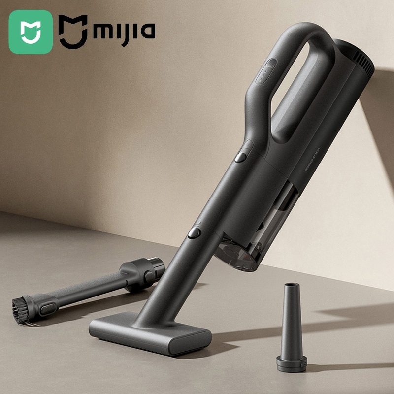  Mijia Car Vacuum Cleaner 21kPa Suction Type-C Charging 5-Stage Filtration 2400mAh Home Wireless Vacuum Cleaners Washable 