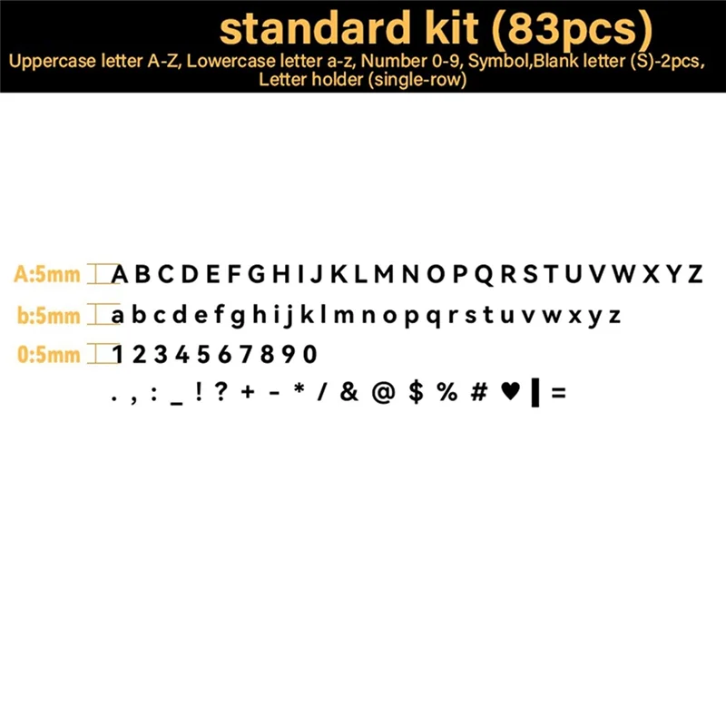 FYBL-Brass 83PCS Stamping Tools Kit Flexible Letters Numbers Symbols Characters Alphabets Molds For Metal Leather Stamping