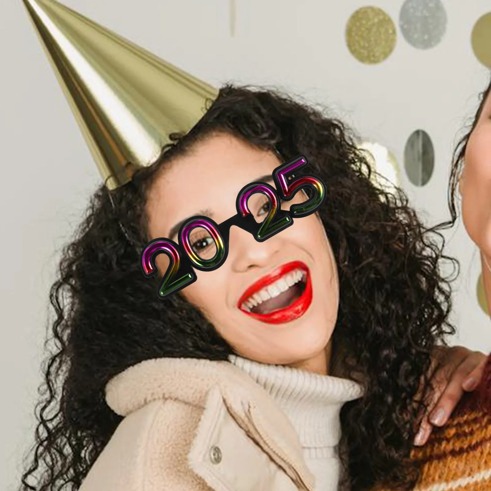 نظارات السنة الجديدة 2025 نظارات إبداعية صور الدعائم نظارات الحفلات الدعائم مهرجان اكسسوارات هدايا الحفلات ديكور #2