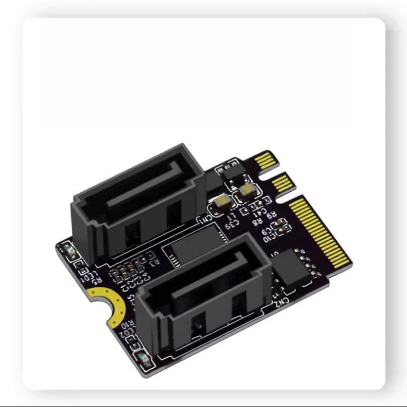 M. 2 A+E to SATA 3.0 expansion card KEY A+E WIFI M.2 to SATA hard drive JMS582 adapter card