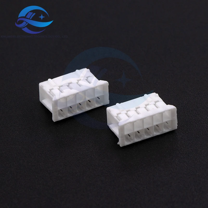 50pcs Rubber shell PHD2.0 pitch 2.0,mm 2*2/3/4/5/6/7/8/9/10P double row male plug connector terminals electronic