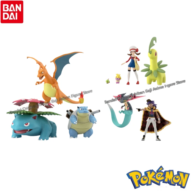 

In Stock Bandai Doll Brand New Boxed Pokemon Venusaur Charizard Anime Characters Original Garage Kit Collectible Action Figure