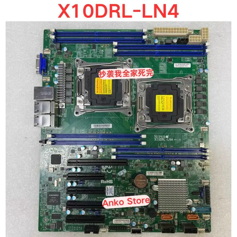 Second-hand Test OK X10DRL-LN4 Dual Server Motherboard Used IT Hardware Electronics for Sale