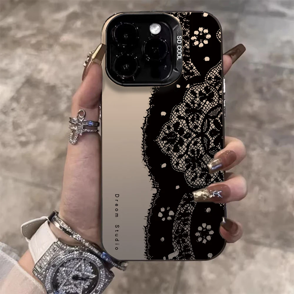 Dreom Lace TPU Hülle für Samsung Galaxy S26 S25 S24 S23 Ultra S22 S21Plus FE A57 A56 A55 A54 A53 A36 A35 A34 5G Stoßfeste Schutzhülle – Detail 8