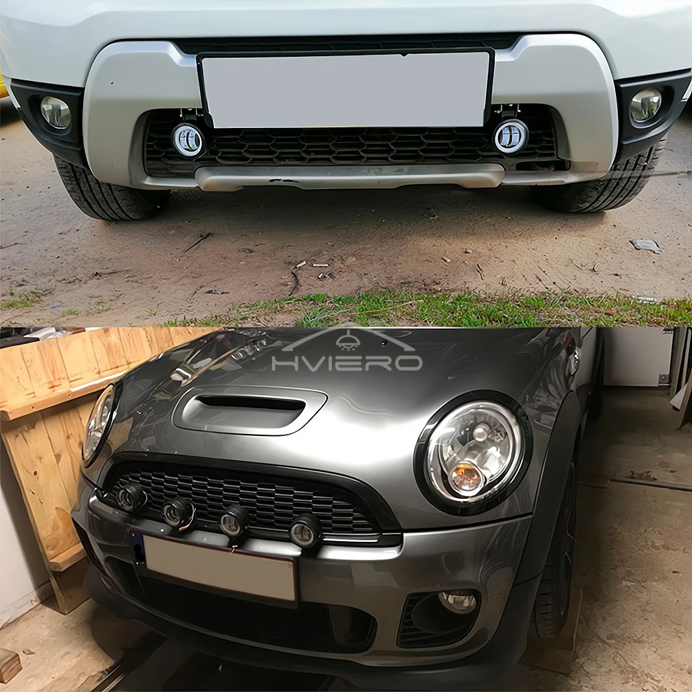 1X Car Work Lamp Strip Spotlight White Turn Signal Off-road Fog Headlights Tractor Taillights IP68 Waterproof Light Bar 18W 6LED