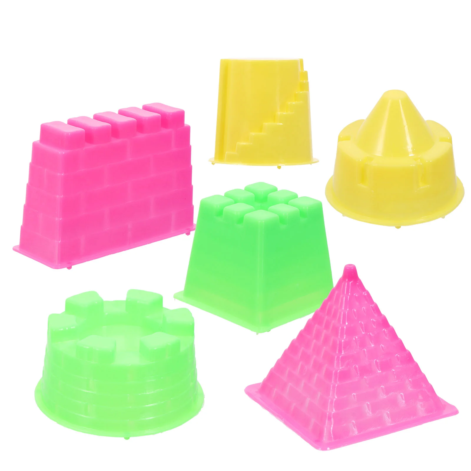 30 Pcs Mold Space Toys Children Beach Model Kit Building Plastic Sand