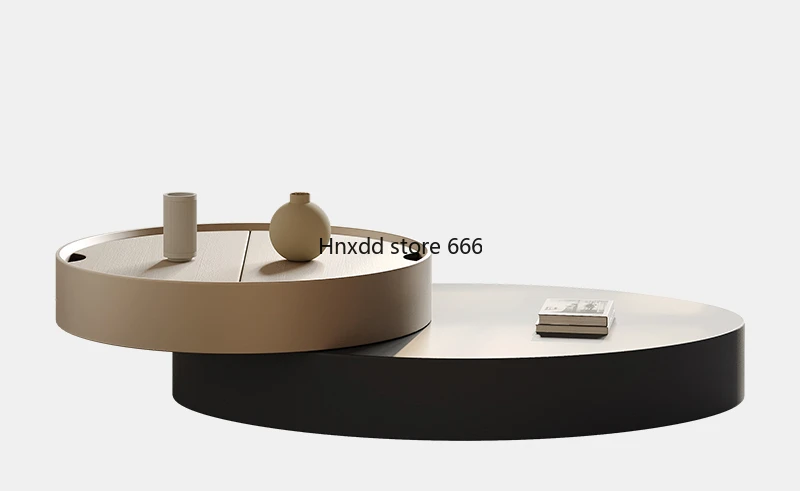 

Italian light luxury coffee table