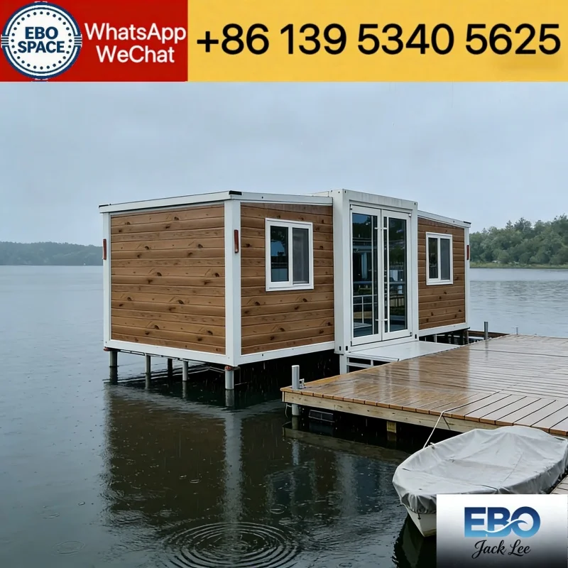 Luxury Villa Prefabricated 40 Container House Expandable Container House Ready Made Living Prefabricated Villa With 3 Bedroom
