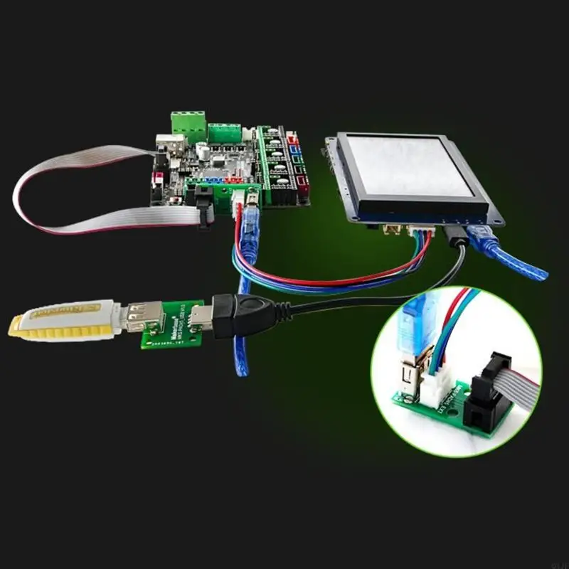 Q1JF Pad45 Display 4.5 Inch Capacitive Screen Display 3D Printer Parts Wireless Connection 3D Models Remotely Screen