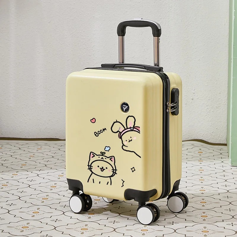 cartoon-luggage-14-inch-spring-autumn-low-cost-air-travel-suitcase-2026-new-cute-pullman-box-password-box-free-check-in