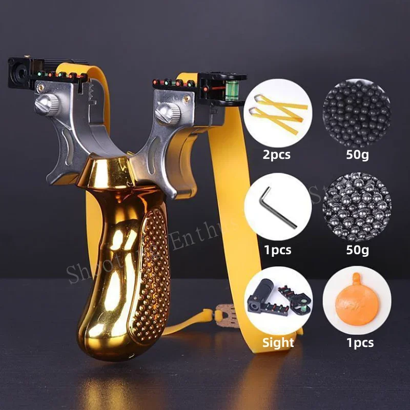 

High Power Hunting Catapult Professional Shooting Resin Slingshot Rubber Band Outdoor Gaming Tool High-quality