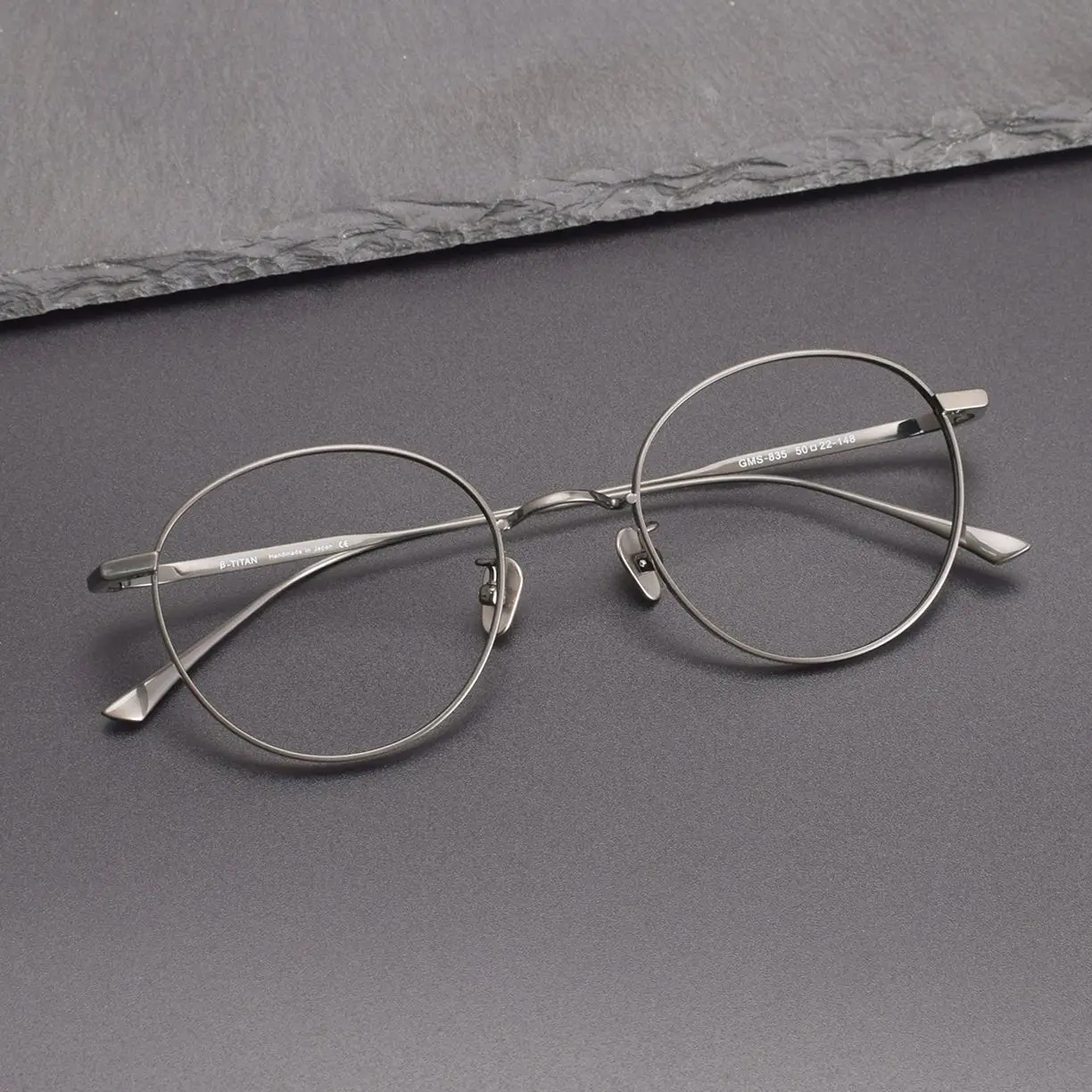 

New Pure Titanium Frame Glasses Frame Retro Artistic Ultra Light Frame Can Be Matched with Myopia Anti Blue Light Men Women