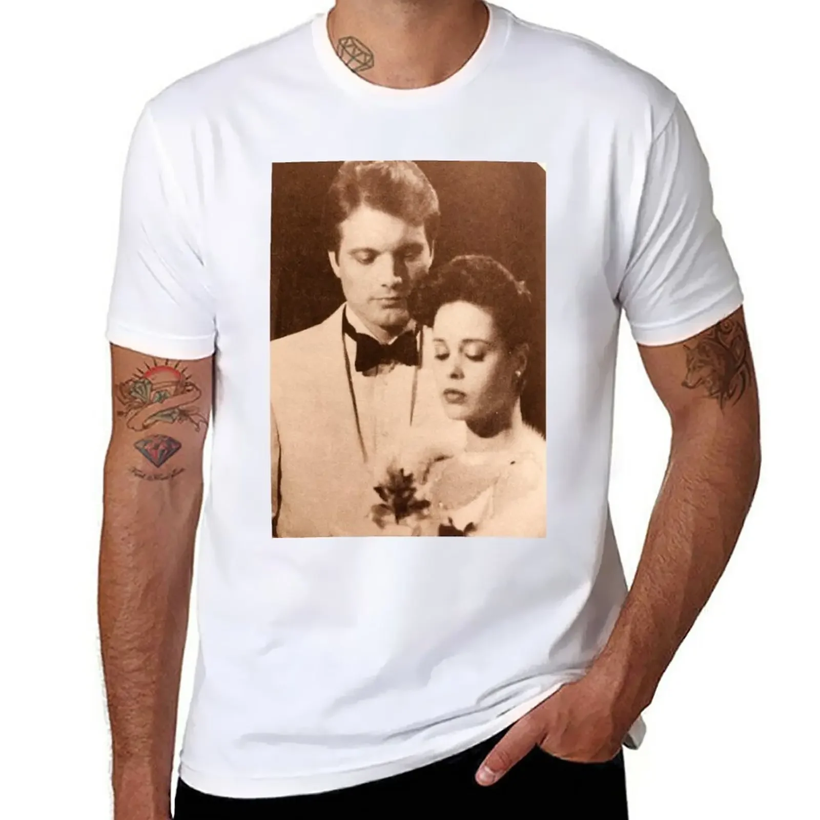 

Guiding Light's Quint and Nola in Now Voyager T-Shirt tees vintage designer t shirt men