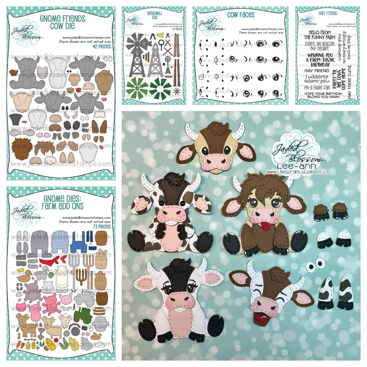 

2025 New Release Gnome Dies: Farm Add Ons Hay Friend Windmill Cow Dies Backgrounds Handmade DIY Scrapbooking Stamps Embossing