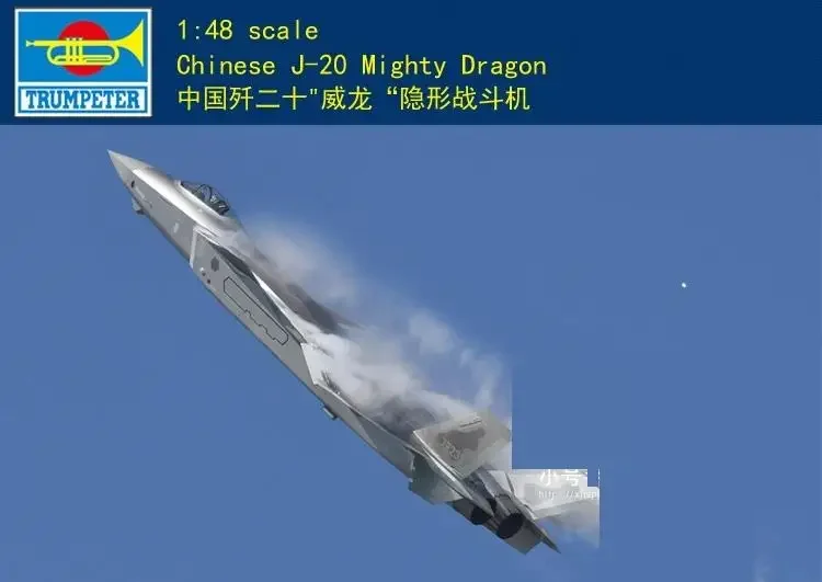 TRUMPETER 05811 1/48 Scale Chinese J-20 Mighty Dragon Assemble Plastic Model Kit