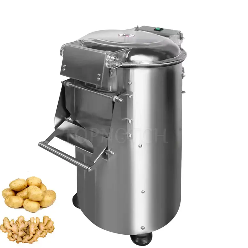 Electric Vegetable Peeling Clean Machine Commercial Fresh Carrots Fruit Washing Maker