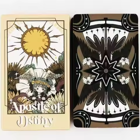 10.3*6cm Based on Original Rider Waite System Apostle of Destiny Tarot Deck 78 Pcs Cartoon Tarot Cards