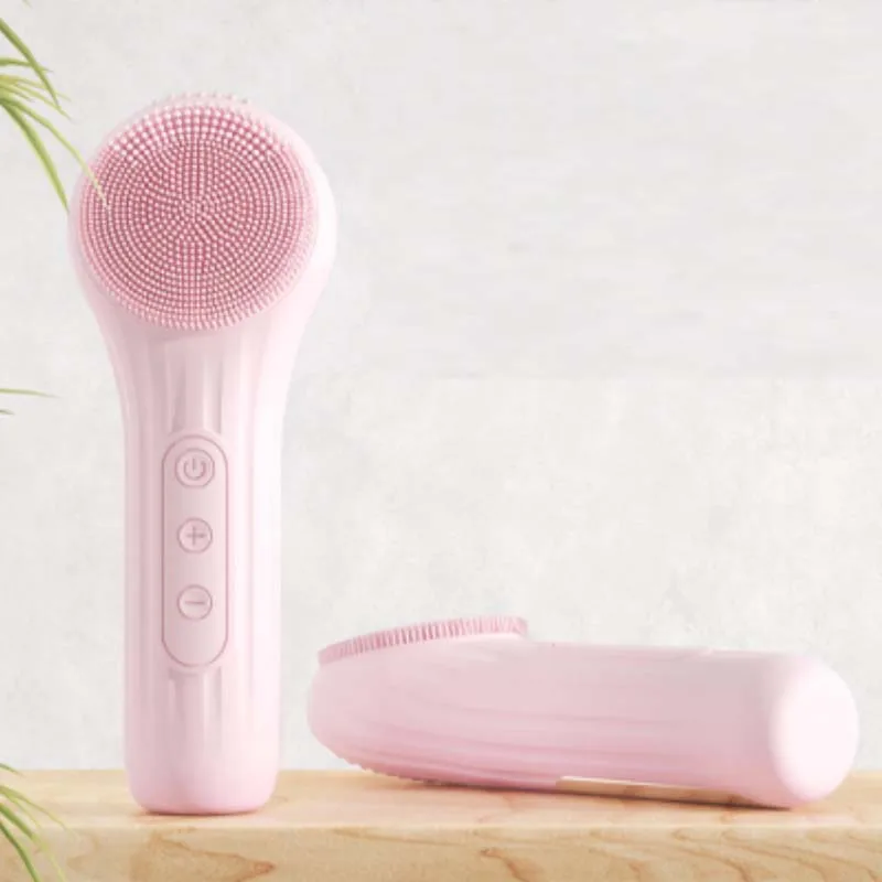 Electric Waterproof Facial Cleansing Brush Skin Deep Cleaning Scrubber Exfoliating Vibrating Deep Clean Face Cleaner Tool
