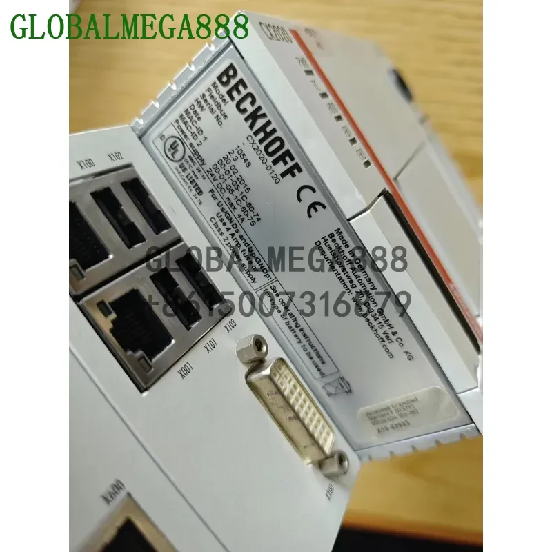 PLC Module: CX2020-0120 Controller + CX2100-0004 Power Supply Unit + CX2500-0060 Network Port Extension Module