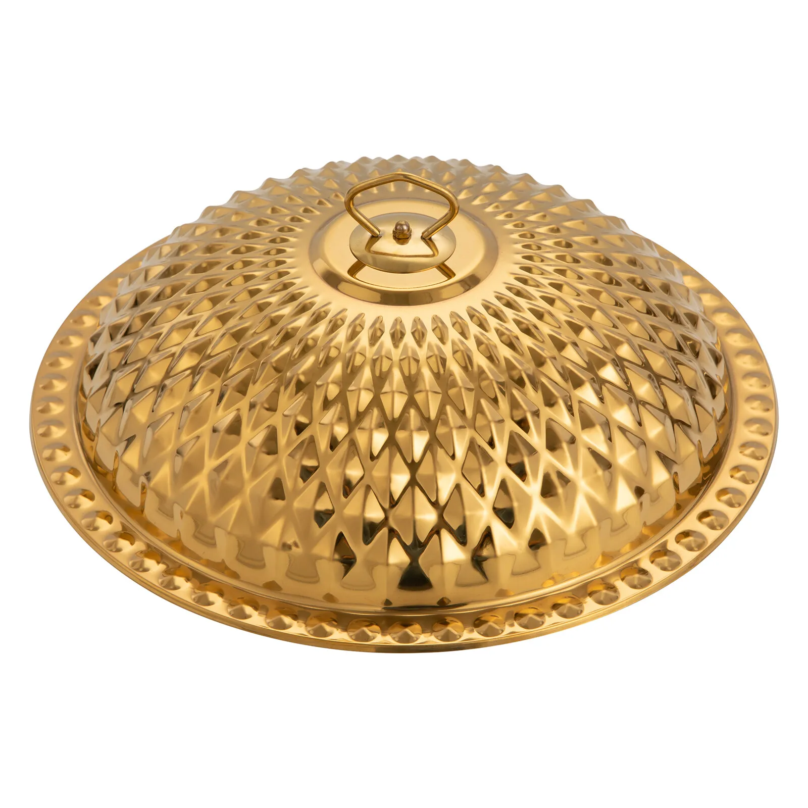 6L ゴールデン蓋ダイニングストーブ - ステンレススチール、ホテル、レストランビュッフェ、優れた保温性、軽い豪華なスタイルに最適