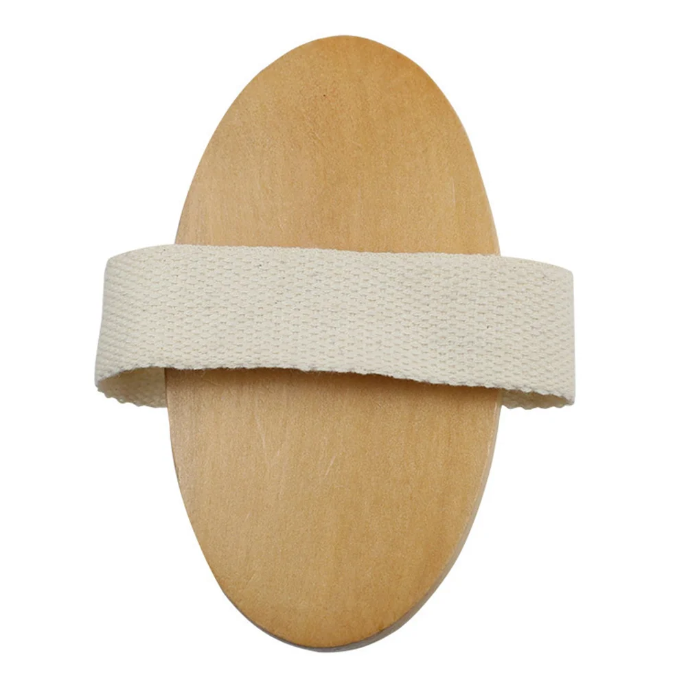 

Natural Boar Bristle Shower Brush With Ergonomic Handle Exfoliating Body Scrub Massage Bath Brush For Skin Cleaning Home Use