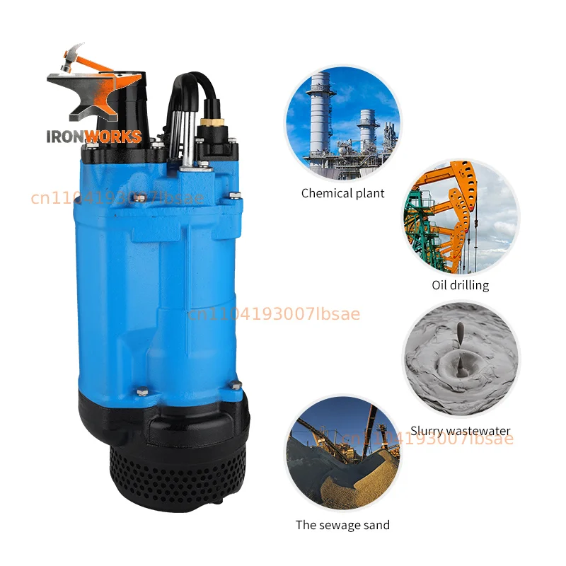 Sewage Pump for Dirty Water Submersible Sludge Sludge Pump Submersible Slurry Powered Sewage Pump