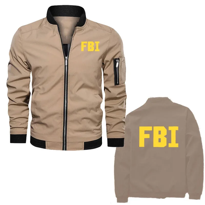 Fbi Heren Politie Jas Lente Herfst Heren Hiphop Heren Rits Jack Oversized Militair Tactisch Bomberjack