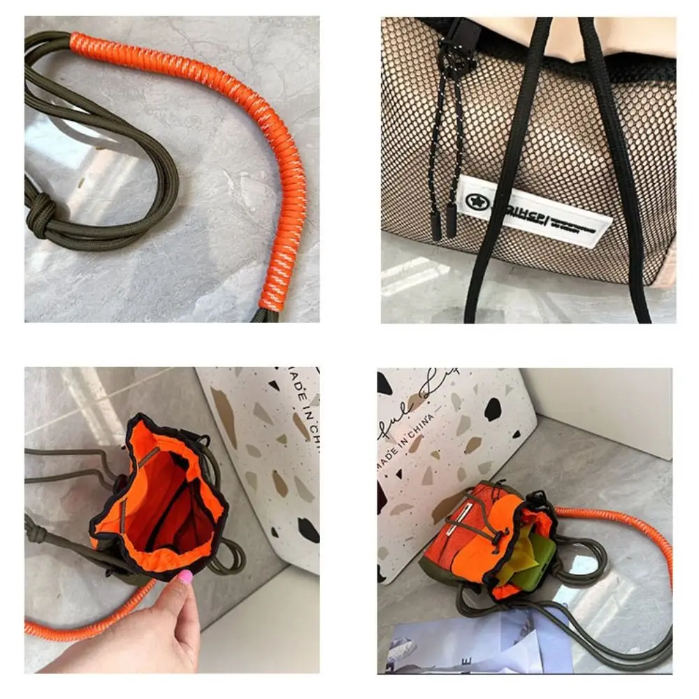 Casualowe portmonetki torba Crossbody nylonowa z paskiem torebka mała kieszonkowa torba kurierska dziecko