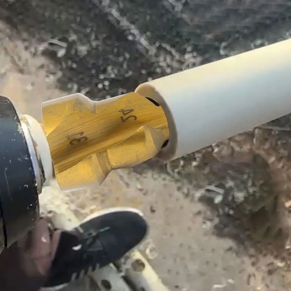 

3pcs 20/25/32mm PPR Stepped Drill Bit Hexagon Handle Water Pipe Drilling Reaming Hot Melt Water Pipe Hole Opener Leak Repair