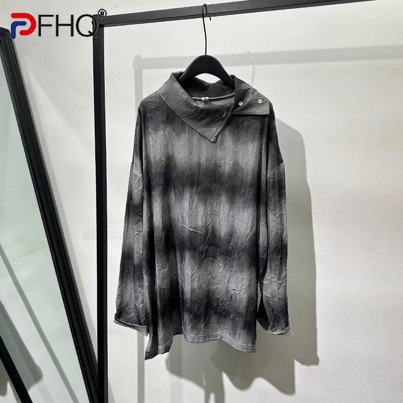 

PFHQ Men's Print Pullover Sweatshirt Design Tie Dyed Cool Breathable Outdoor Creativity Tide Long Sleeve T-shirt Spring 21Z3036