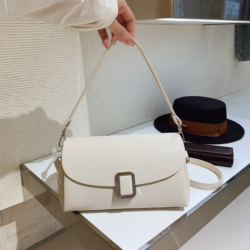 

Elegant Women Leather Luxury Fashion Designer Shoulder Bag Classic Tote Crossbody Handbag For Trendy Daily Wear