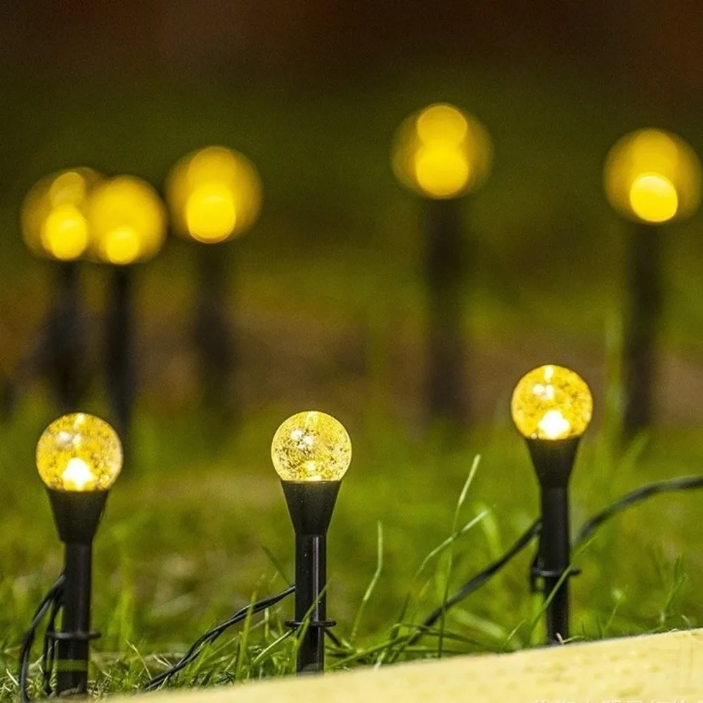 10/20/30 LED ソーラー芝生ライト防水飛散防止経路ライト超高輝度妖精ストリングライトクリスマスパーティーの装飾