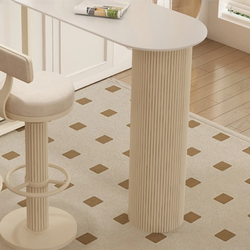 スレートハイバーテーブルチェアセットバルコニーパーティション高級ホームミニカジュアルバーロングテーブルダイニングルームカフェテーブルホーム家具