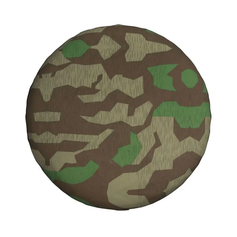 Custom Splittertarn Camouflage Splinter Camo Spare Tire Cover for Jeep Honda Germany Military SUV Wheel Protectors Accessories