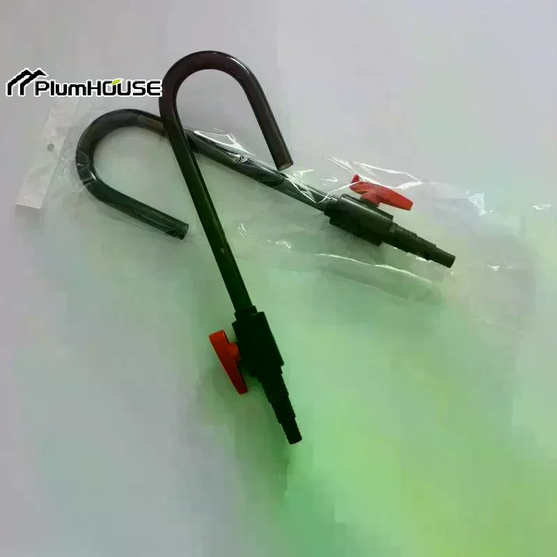 Aquarium Water Inlet Outlet Tube Aquarium Water Changer Water Inflow Outflow Tube Water Pipe Fittings Aquarium Accessories
