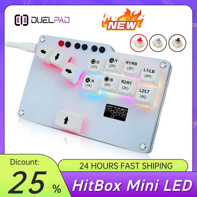 

HitBox Fighting Street Fighter King of Fighters Joystick Simulator Gamepad Arcade Raspberry Pi pico gp2040