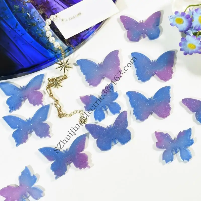 Portable Clear Butterfly Accessory Mold For Easy Demolding And Precise Crafting