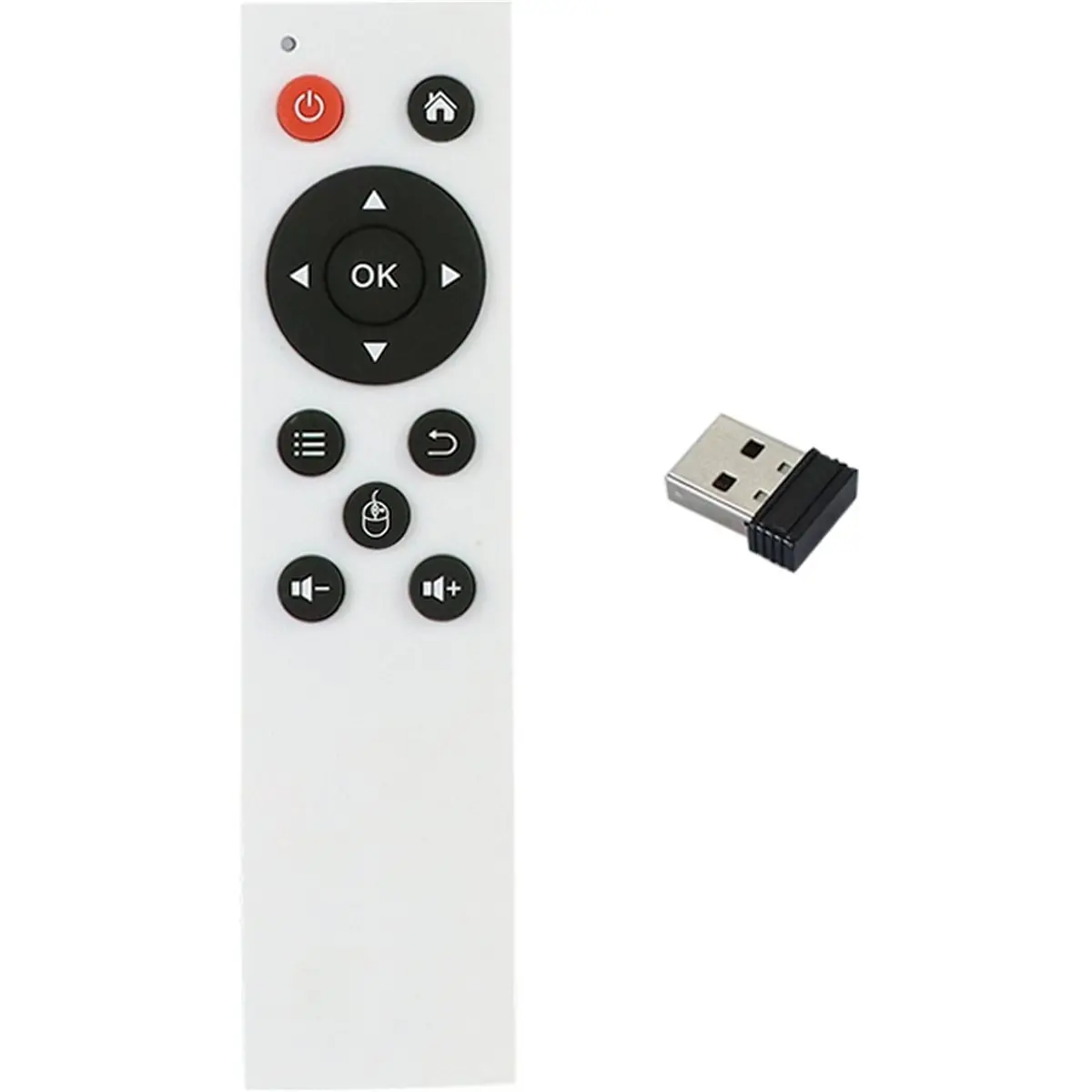 DT75BG Universal 2.4G Wireless Air Mouse Remote Control for Android TV Box PC Remote Control Controller with USB Receiver