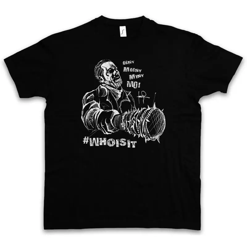 Camiseta EENY MEENY MINY MO Negan Lucille bate de béisbol Zombie Dead Horror
