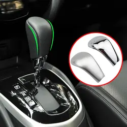 Car Gear Head Shift Knob Cover Sticker for Nissan X-trail XTrail T32 Rogue 2014 - 2020 Handball Gear Collars Trim Accessories